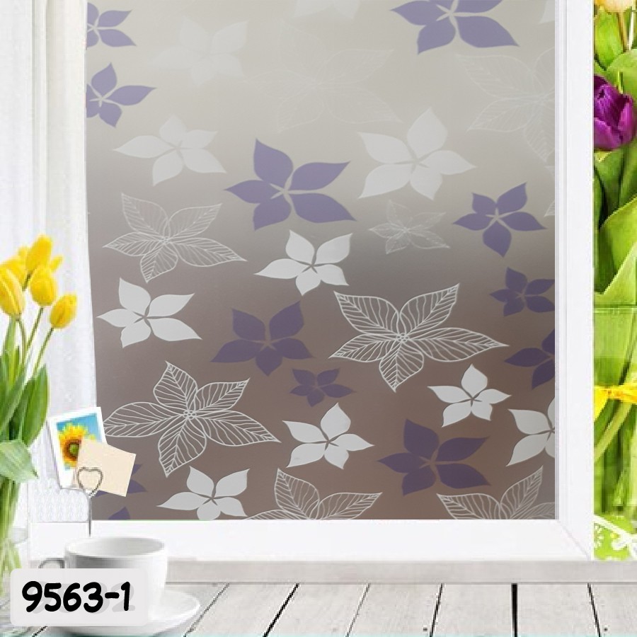 Stiker Kaca Wallpaper Stiker Wallpaper Kaca 45Cm X 1m  PAKET 5 PCS - Worldhome