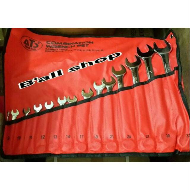 Kunci Ring Pas Set 14pc 8-32 Ats