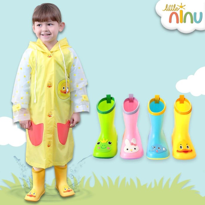 FMFIT Murah Rain BOOTS Sepatu boot anak anti air Keren