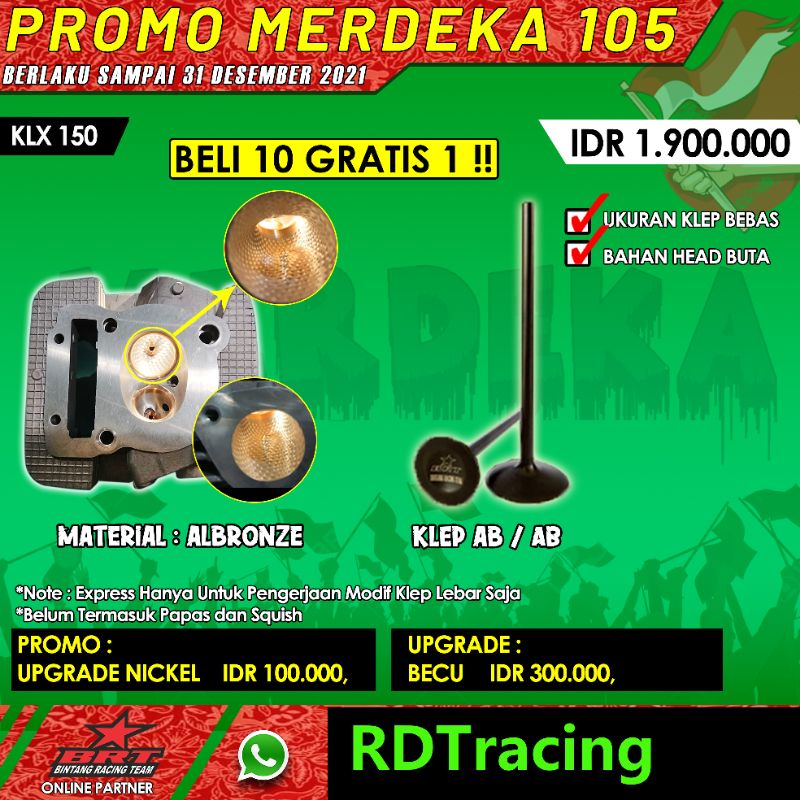 Head klx 150 albronze