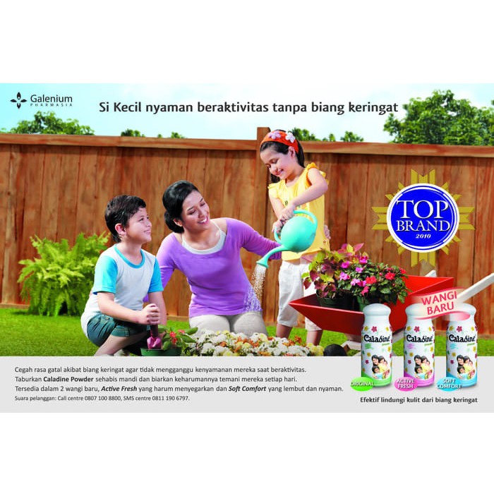 Caladine Powder Active Fresh 100gr Bedak Tabur