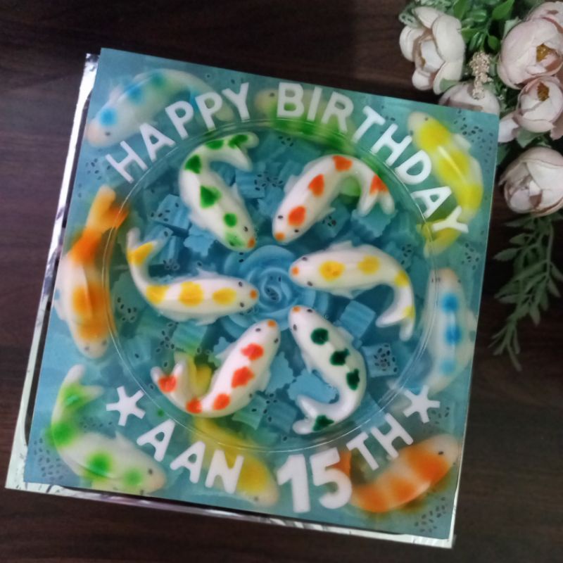 

PUDING ULTAH IKAN KOI