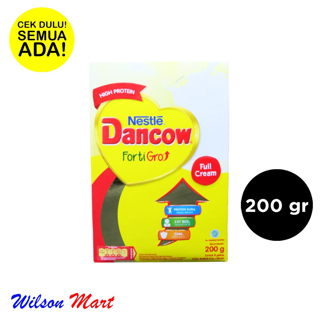 

DANCOW FULL CREAM 200 GRAM