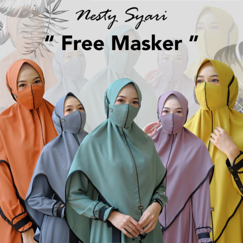 Nesty Syari by Inaya Exclusive ~ ( Ready Warna Orange )
