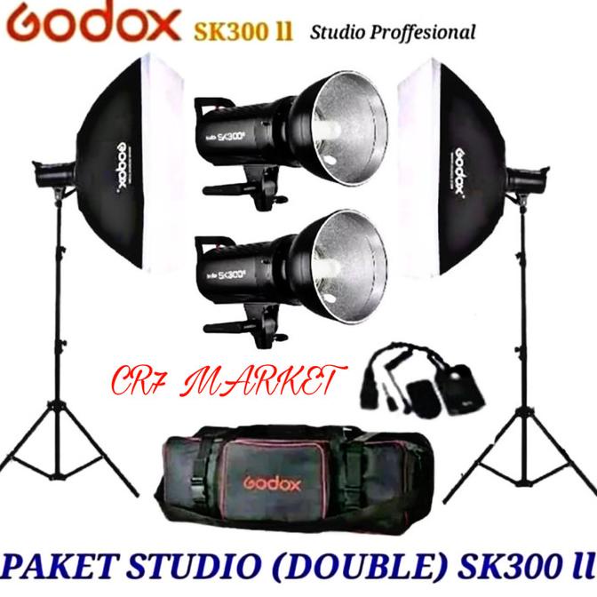 Lampu Godox Sk300II/Godox SK 300II/Paket Godox SK300II Star Seller termurah