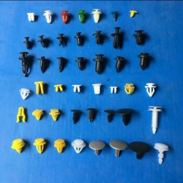 200Pcs Universal Mixed Auto Fastener Car Bumper Clips Retainer Car Fastener Rivet DoorPanel