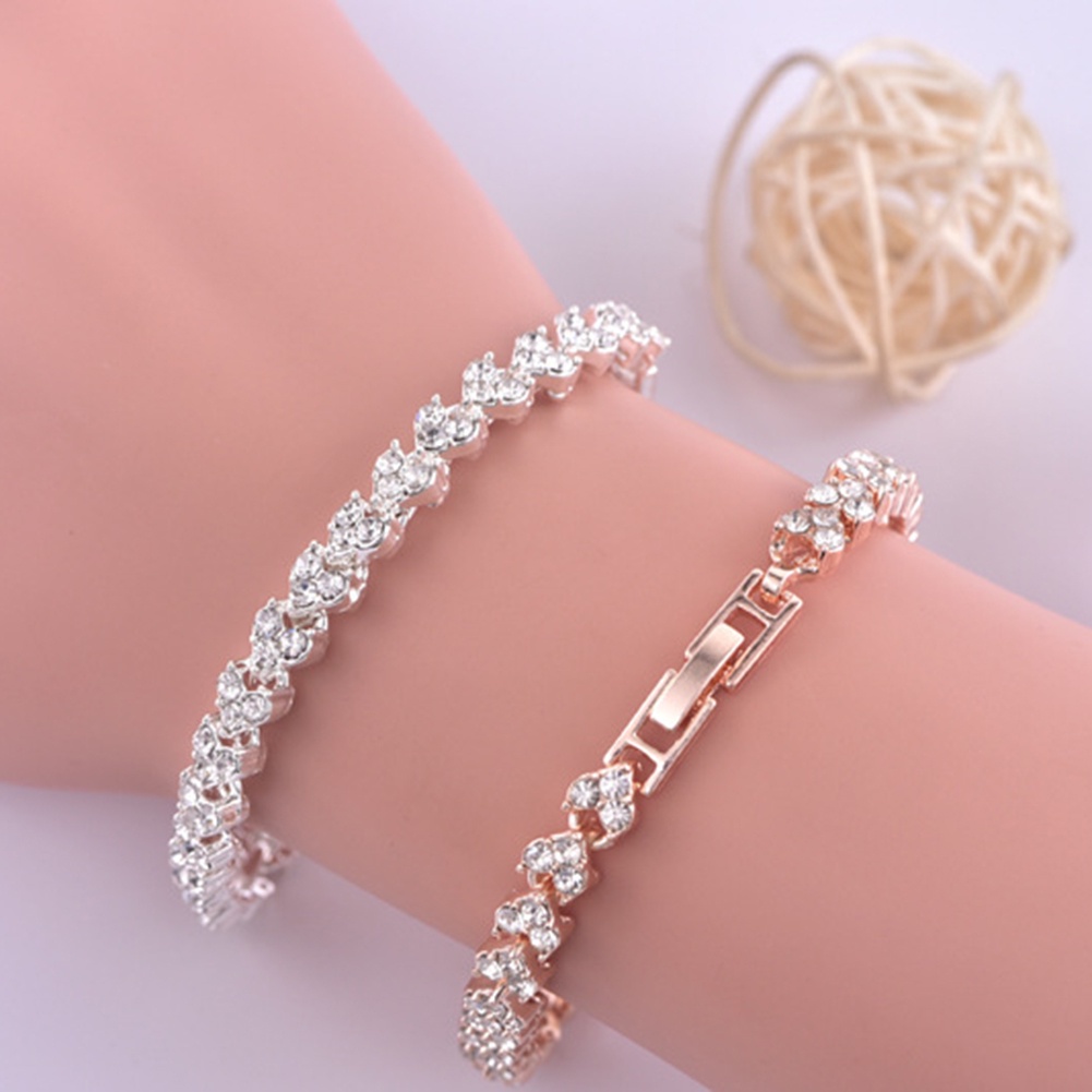 Hu Hu Hu Hu Hu Alat Bantu Pasang Kacamata♡ Gelang Bangle Adjustable Hias Berlian Imitasi Untuk Wanita