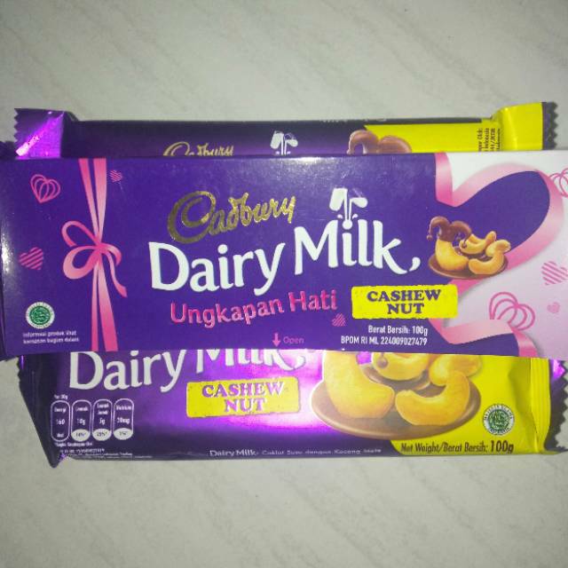 Promo Cadbury Dairy Milk Coklat 65gr & 100gr | Cokelat Valentine
