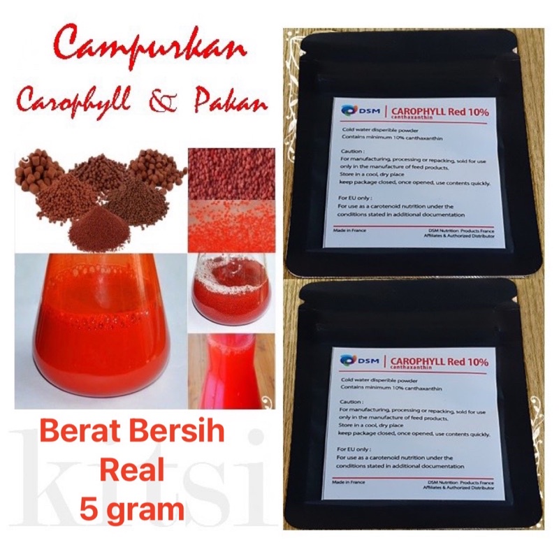 Carophyll Red DSM France 5 gram Jamin Original