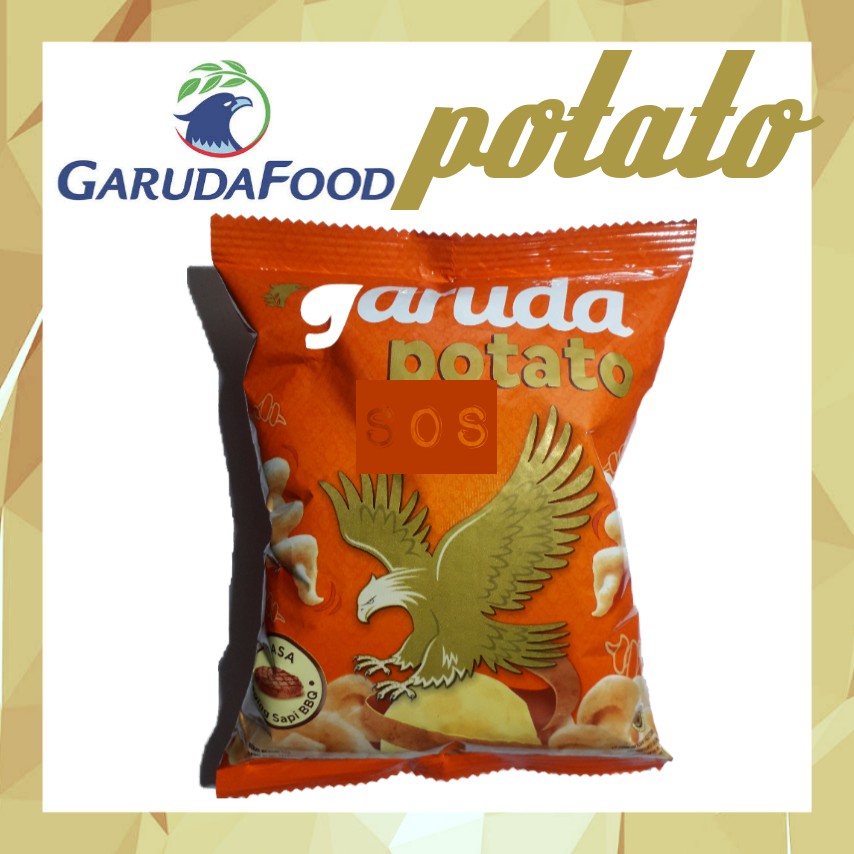 

《OS3》 Garuda Crunchy Potato rasa Daging Sapi BBQ snack tornado edition - ocorn