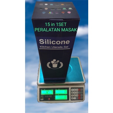 12 in 1 Set Peralatan Dapur Masak Silicon Plus Tempat Penyimpanan 49AA70-2