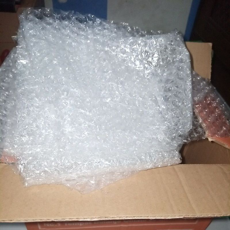 

bubble wrap+kardus tambahan