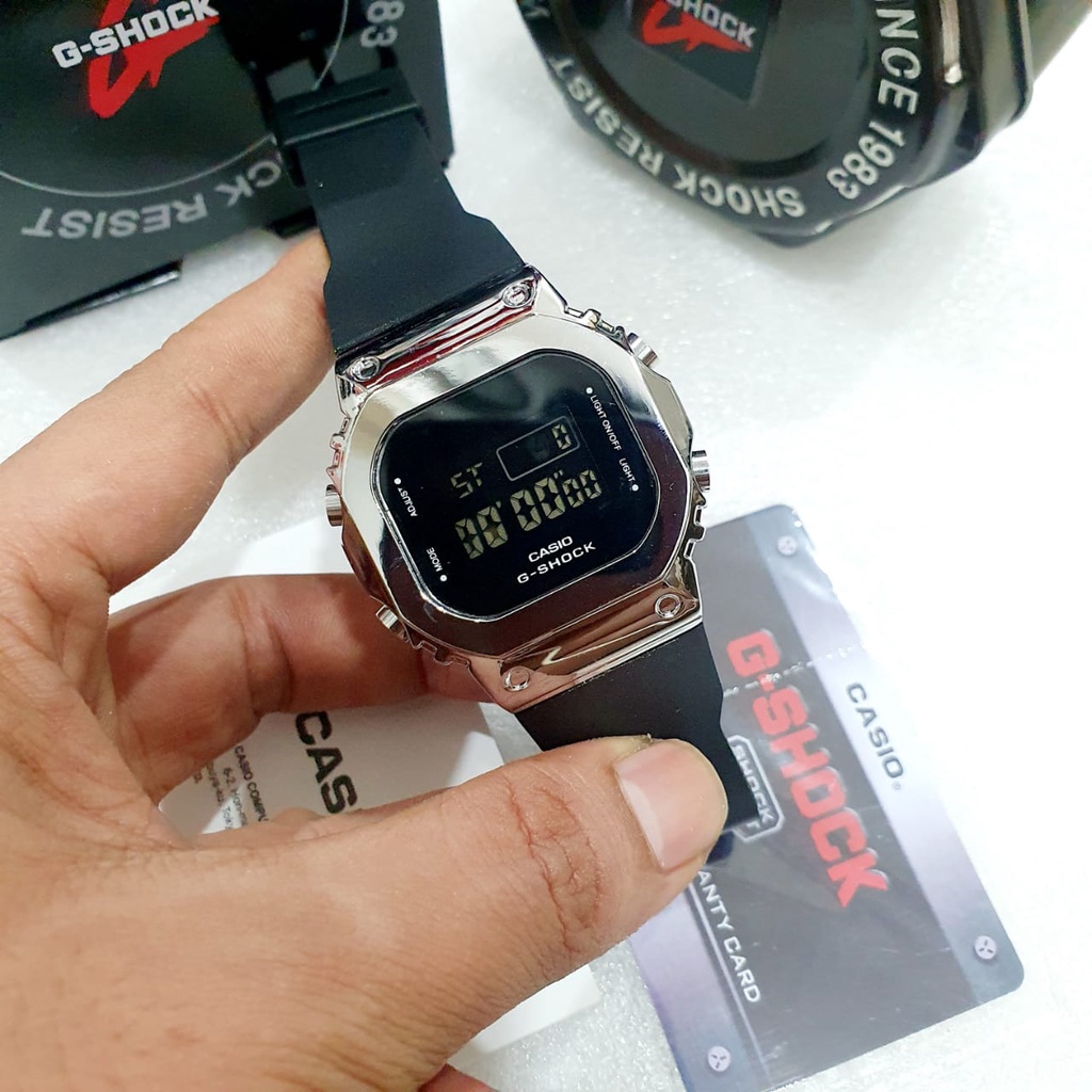 JAM TANGAN PRIA WANITA | RANTAI | KULIT | KARET | MURAH | DIGITAL CAS*10 S5600 G SHOCK Watch GM-S560