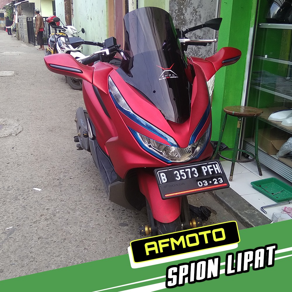 Jual SPION LIPAT HONDA PCX 150 VARIASI MODIFIKASI MOTOR MODIFIKASI PCX SPION LIPAT ORIGINAL AFMOTO Indonesia Shopee Indonesia