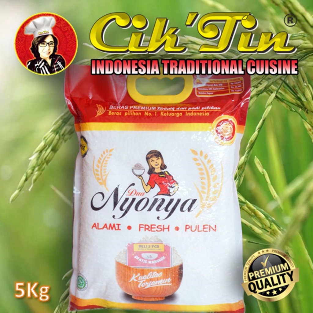 

BERAS Cap "DUA NYONYA" - 5 Kg