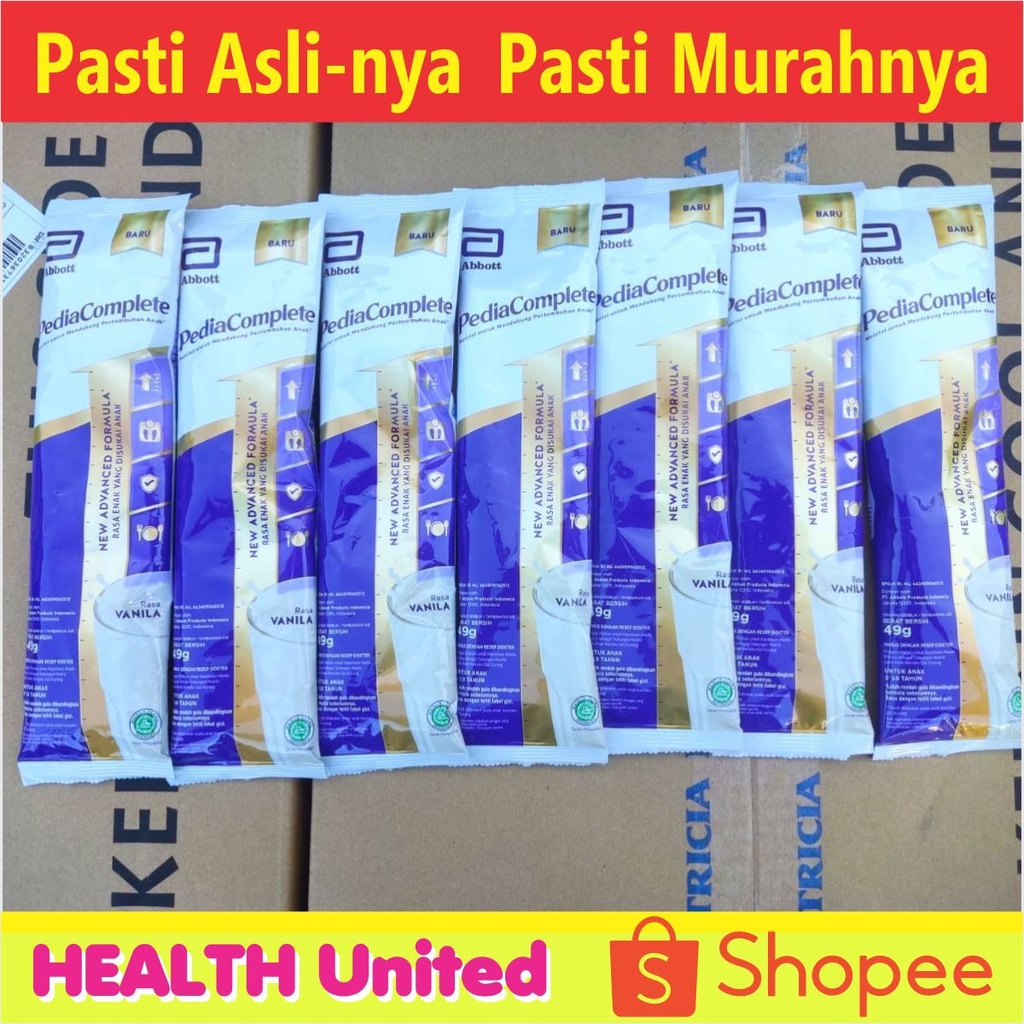 Pediacomplete Sachet 49 g Pediasure Complete Susu Pertumbuhan Anak (1-10 tahun)