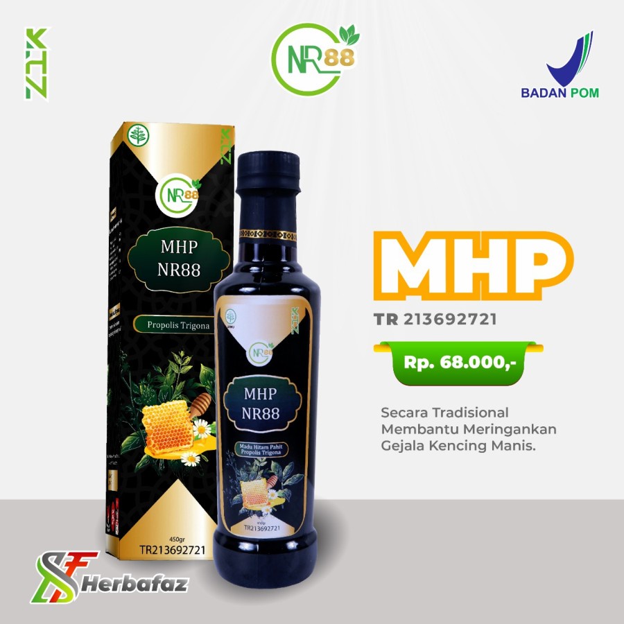 Madu Hitam Plus Propolis NR88 | Madu Kaya Akan Manfaat Bagi Kesehatan