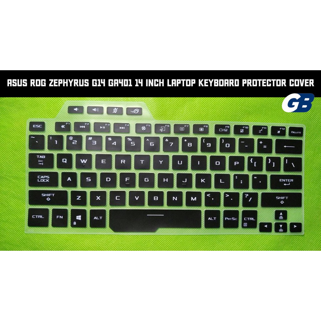 Asus ROG Zephyrus G14 GA401 14 inch Laptop Keyboard Protector Cover