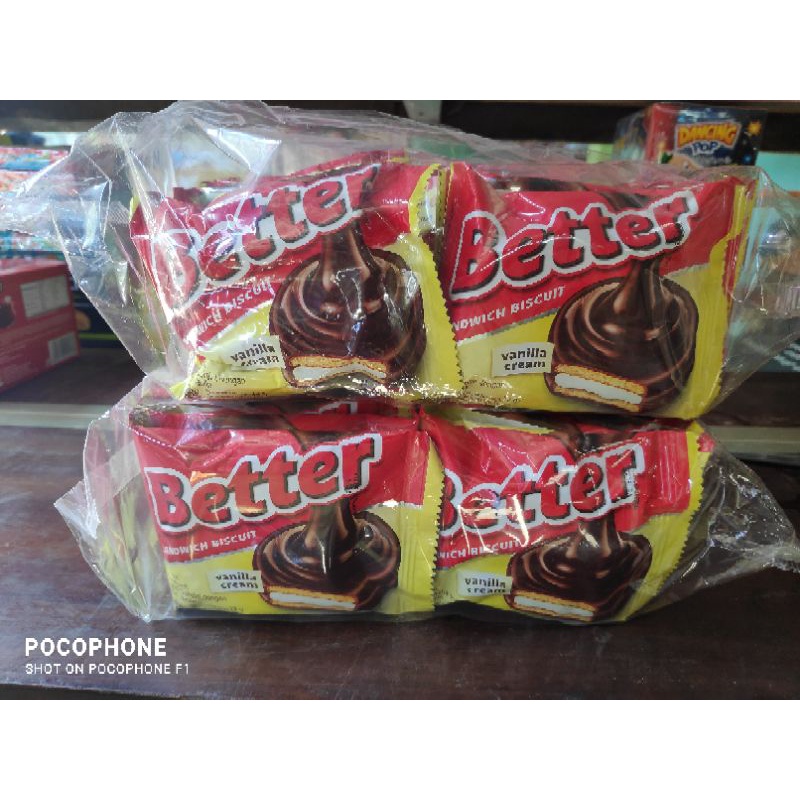 

Better Biskuit Sandwich coklat isi 10 pcs per renteng