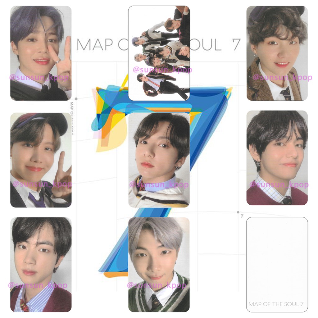 Unofficial Photocard bts bangtan 7 Versi 4