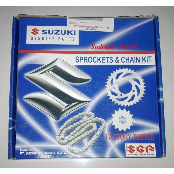 PAKET GIR GEAR SET SUZUKI SATRIA FU 150 LAMA ASLI KODE 27000B25G60NKIT