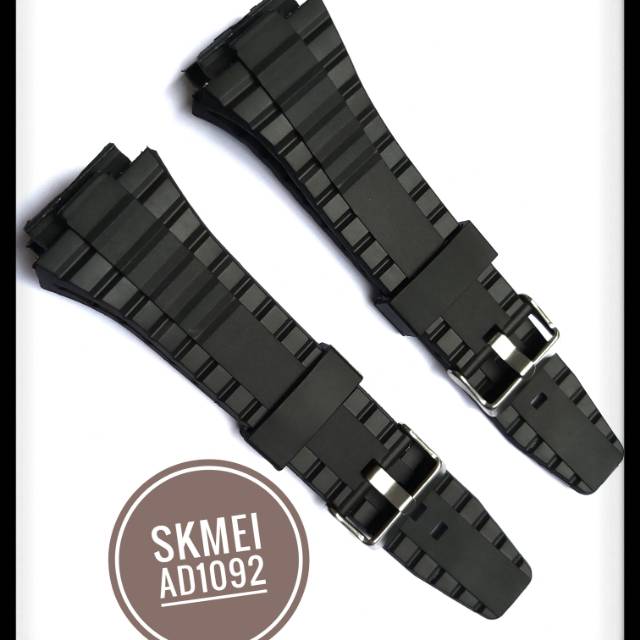 Strap tali jam tangan skmei AD1092 hitam PNP