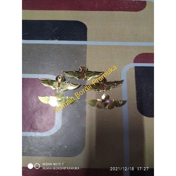 Wings tapak pramuka/wings tapak merah/wings tapak hitam/wings tapak kuningan