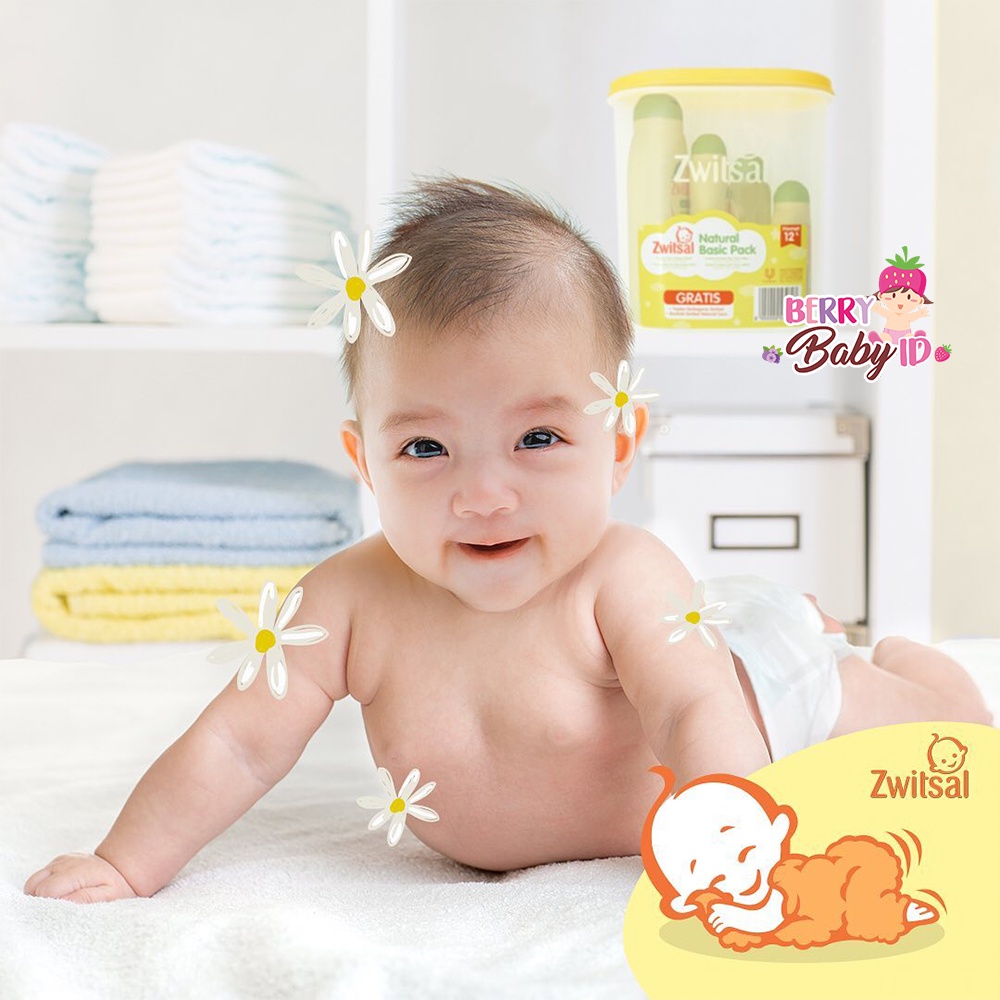 Zwitsal Natural Basic Care Pack Paket Perawatan Bayi Anak 5-in-1 Berry Mart