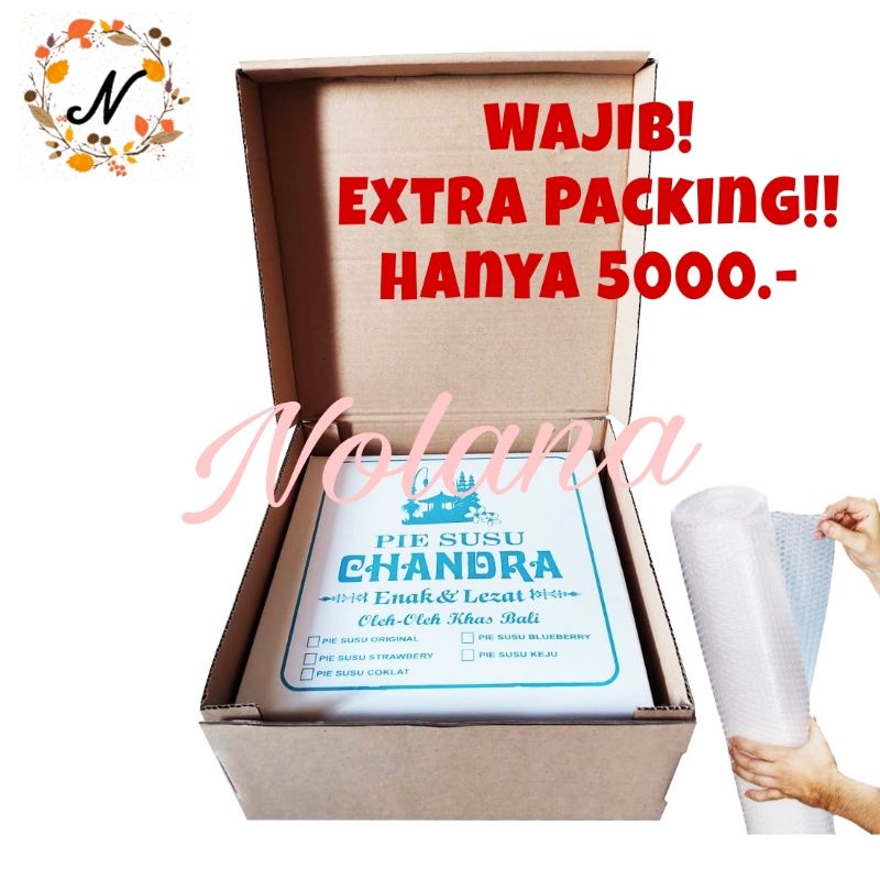 PENTING || EXTRA PACKING || BUBBLE WRAP + DUS || EXTRA PACKING UNTUK PIE SUSU