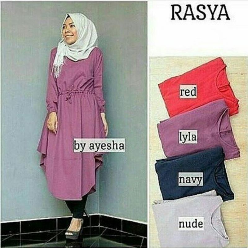 Rasya tunik atasan wanita fashion remaja