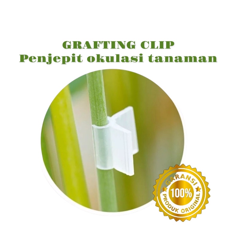penjepit sambungan tanaman / grafting clip / okulasi / jepit okulasi / grafting clips