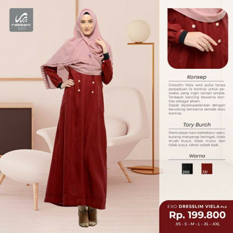 GAMIS RABBANI EXO DRESSLIM VIELA PLS