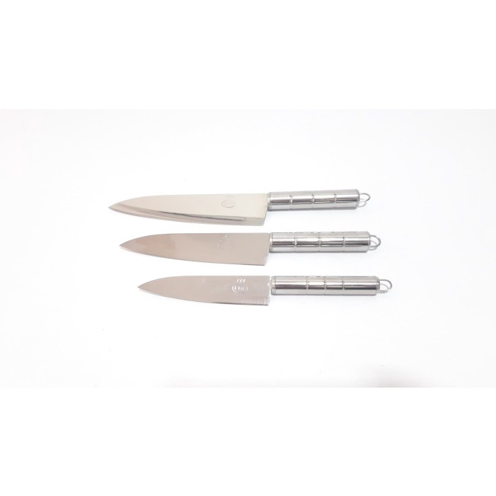 

TERMURAH Pisau Dapur 7" Inch/ Chef Knife Gagang Stainless Steel Lancip TERMURAH