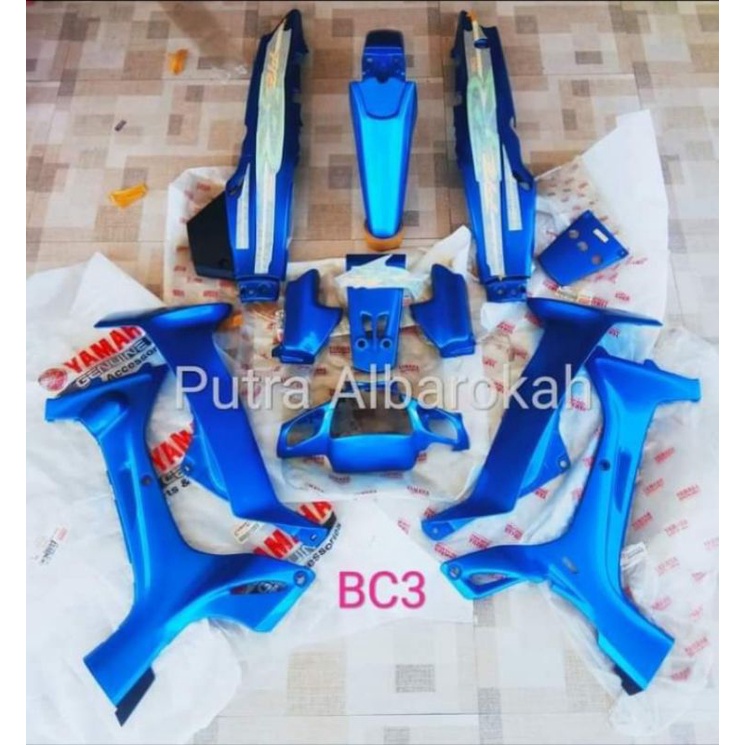 Cover Body sett F1ZR FIZR F1Z R Biru BC3 Original Yamaha Bodyset Striping