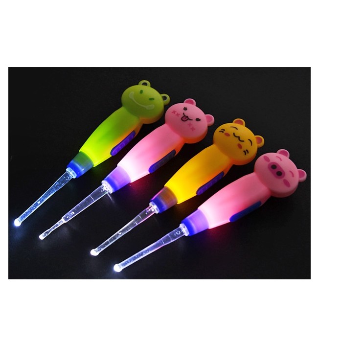  LOGU Pembersih kuping LED motif Ear pick earpick 