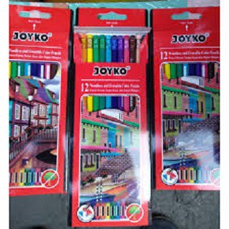 

Pensil Warna hapus Joyko 12 warna - pensil warna bisa dihapus..RAS