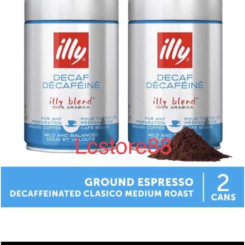 

illy ground Coffee decaf 250gr