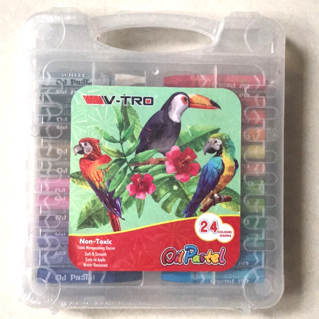 

Crayon V-TRO 24 warna Oil Pastel Krayon