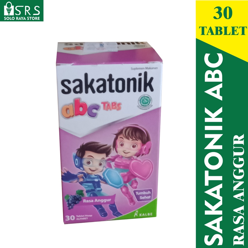 SAKATONIK ABC/ VITAMIN ANAK/ Sakatonik ABC 30 Tablet - Multivitamin Anak - LIFEPACK