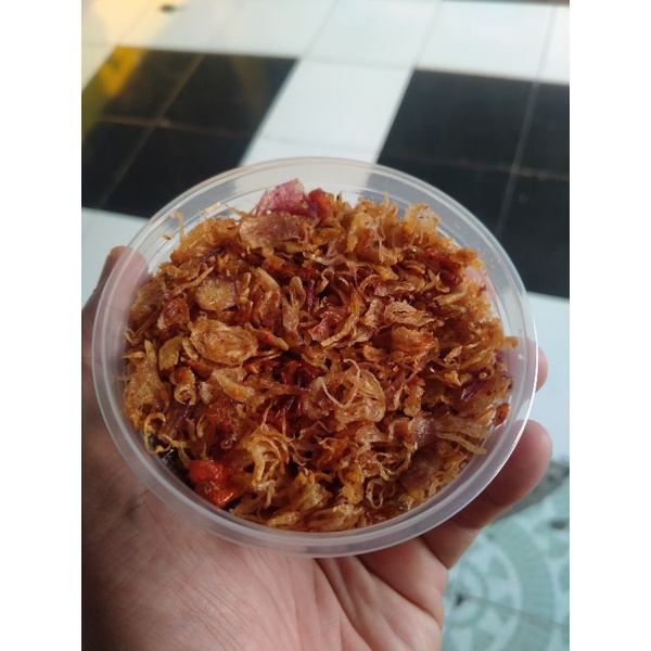 

Bawang Goreng + Teri Rebon Pedas 200gram