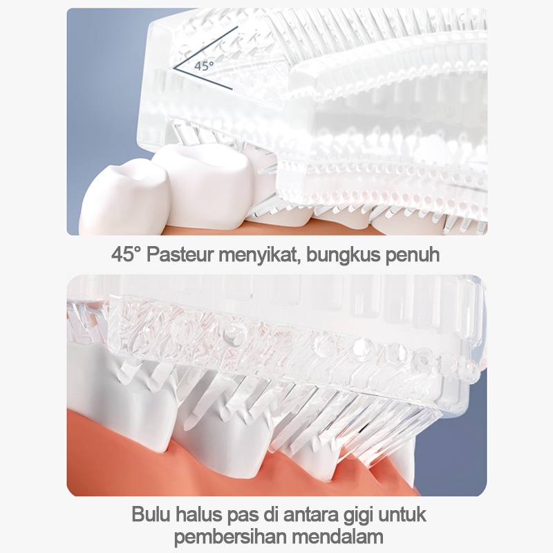 Sikat Gigi Anak Bentuk U Bahan Silikon/Tooth Brush Baby Silicon type U Sikat Gigi Anak Sikat/Sikat gigi penguin berbentuk U L266