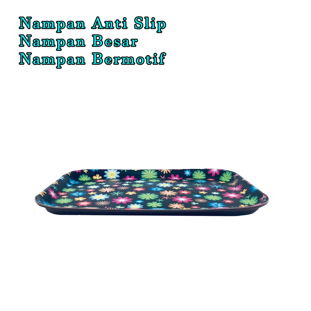 Nampan Besar *Nampan Anti Slip * Nampan Bermotif*