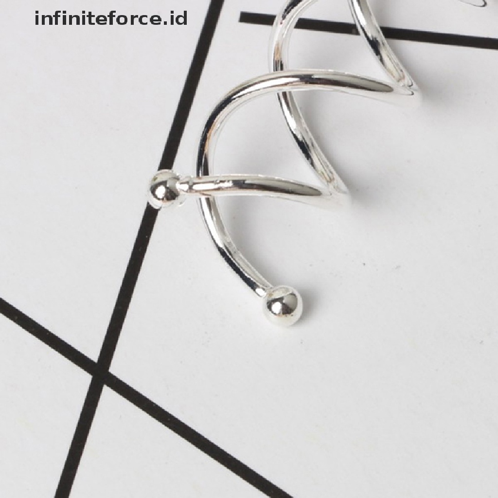 Infiniteforce.id 10pcs / Set Jepit Rambut Spiral Untuk Aksesoris Wanita DIY