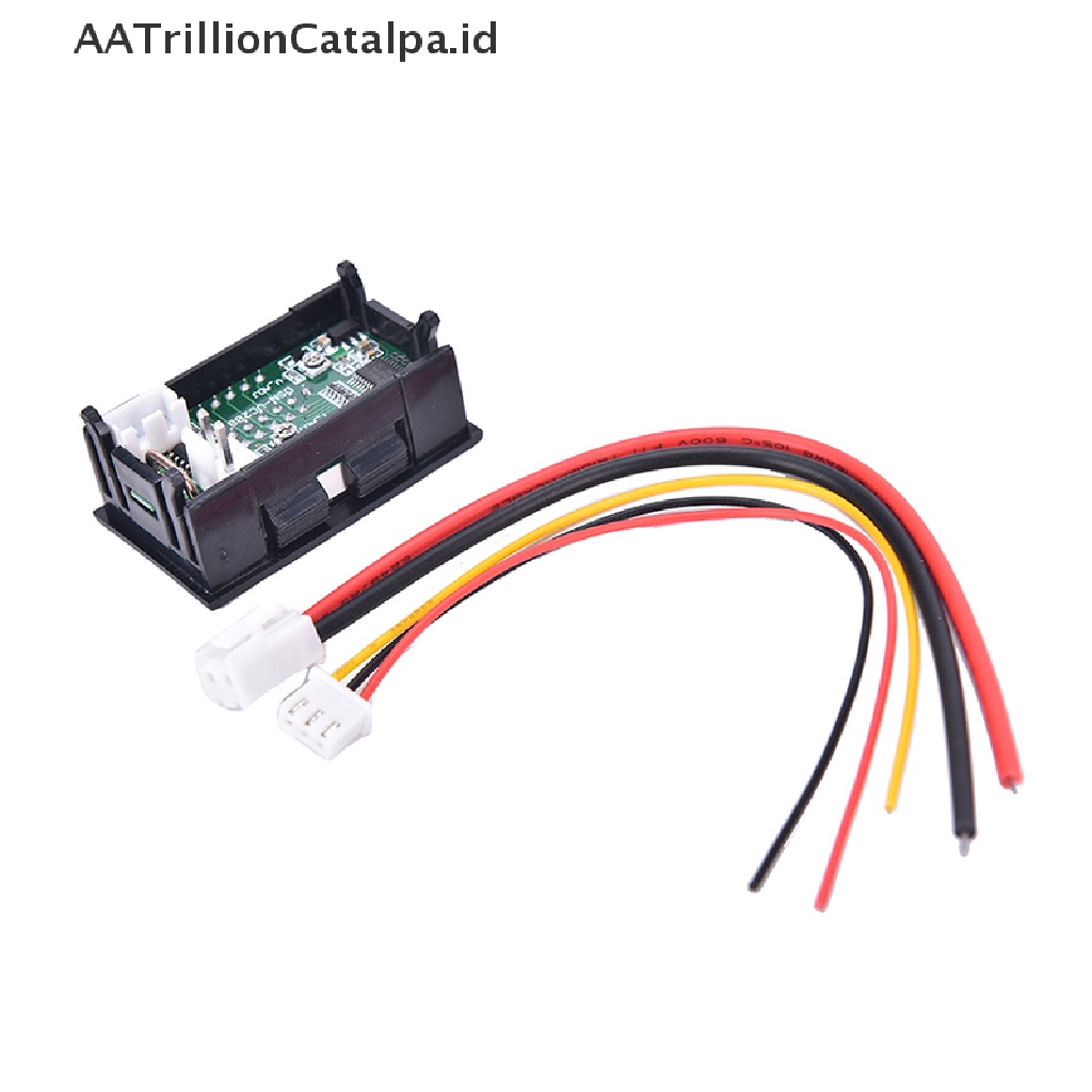Voltmeter Ammeter Tegangan Digital DC 0-100V 10A Dual LED