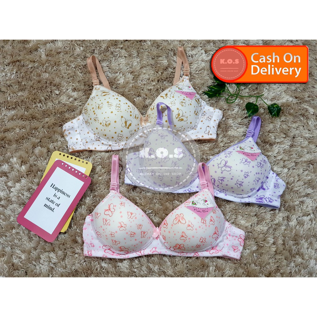 BRA REMAJA BUSA TIPIS MOTIF KALEM