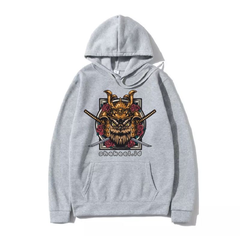 sweater hoodie pria premium bahan katun tebal motif SASHAK ukuran M L XL XXL XXXL