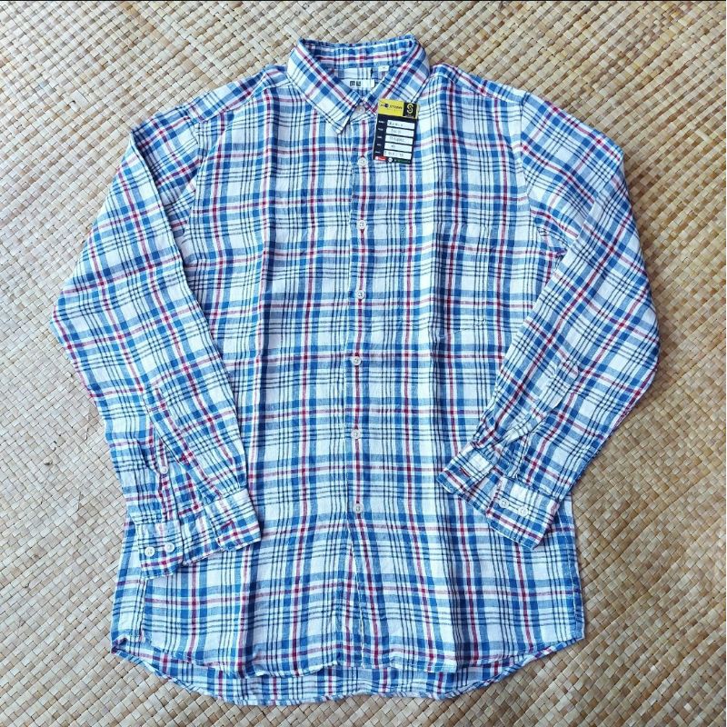 BORONGAN FLANNEL UNIQLO 2 + 1 (FREE) MURAH ORIGINAL