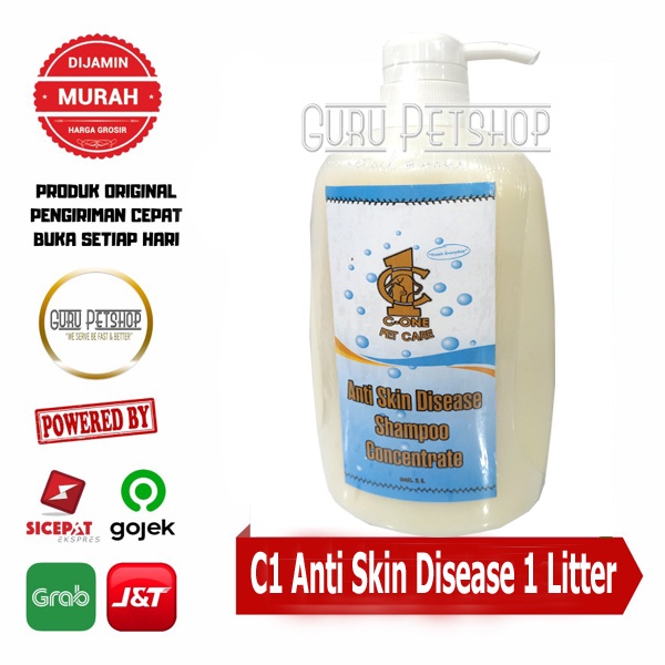 C1 Shampoo Concentrate - shampoo grooming anjing kucing 1 Liter