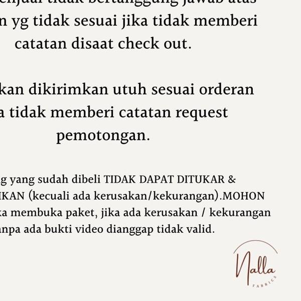 ♘ 1/2 meter Kain Kebaya Brokat Tile Prancis Motif Sakura ➳