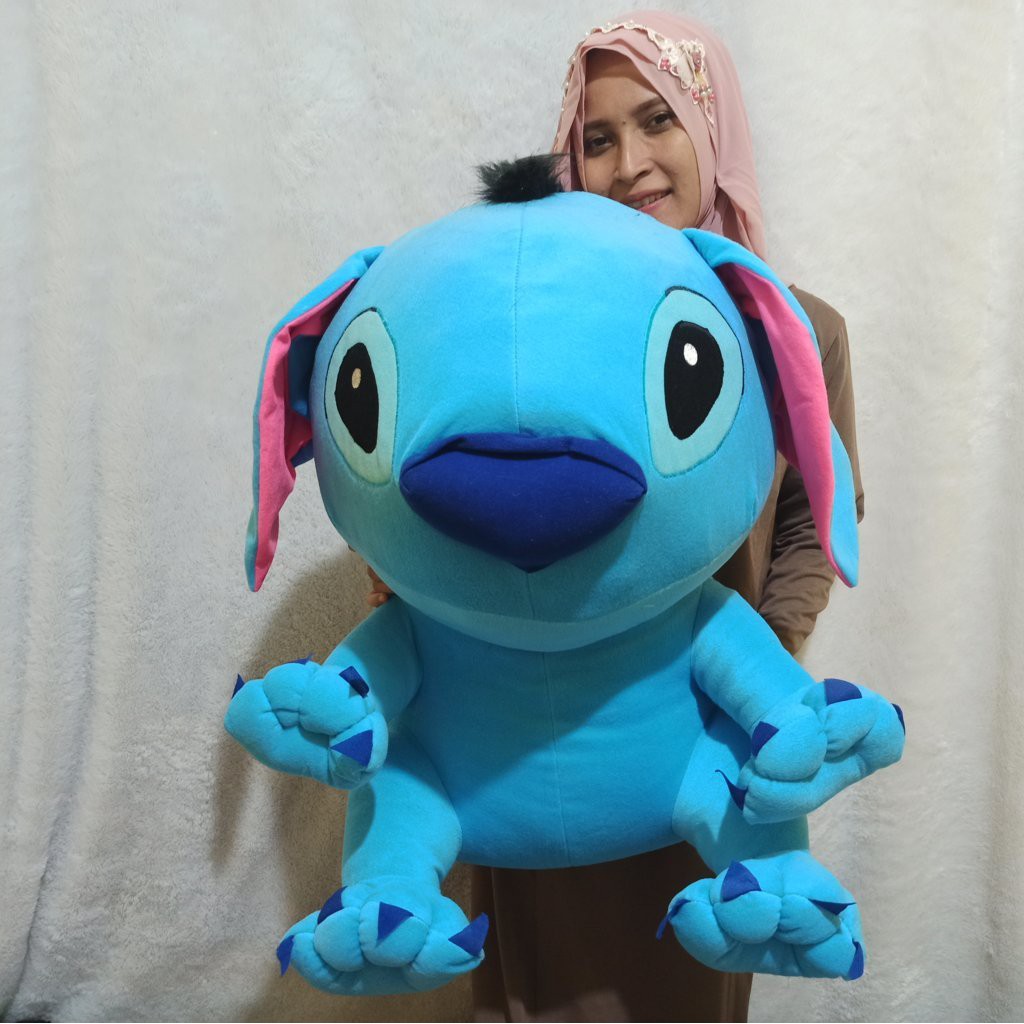 TERMURAH Boneka stitch GIANT murah biru dan pink